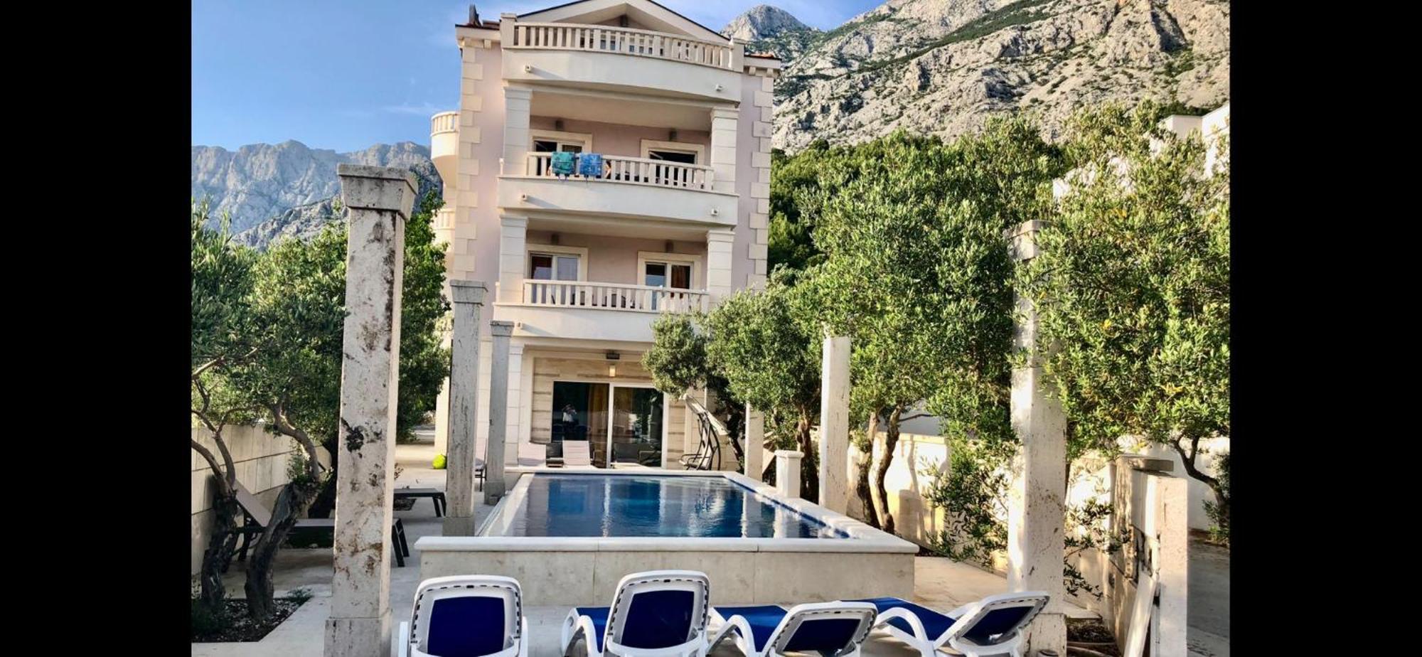 Villa Luce mit Pool Makarska Esterno foto